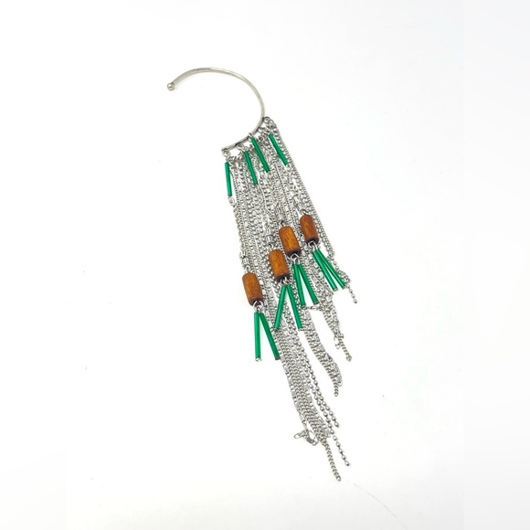 New Free People Chloe Ear Party Ear Chain Earring - Picture 3 of 5